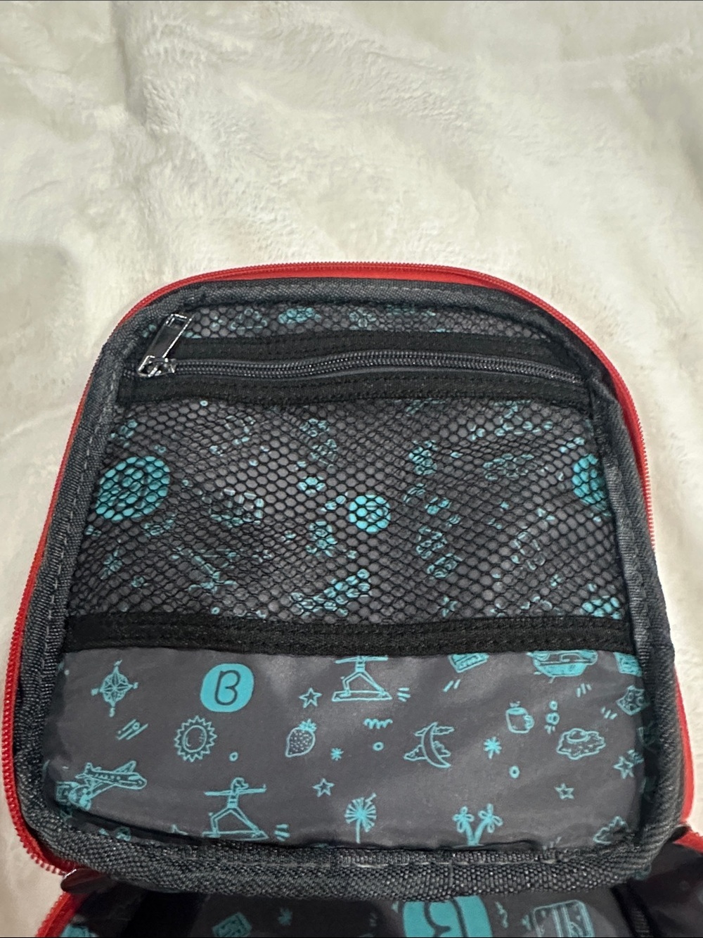 B BOX Insulated Flexi Lunch-bag  Abstract Print Multicolour Fun Back to School - Picture 8 of 10